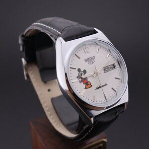 Vintage Seiko Mickey Mouse Automatic Japanese Movement D/D Men's Wrist Watch